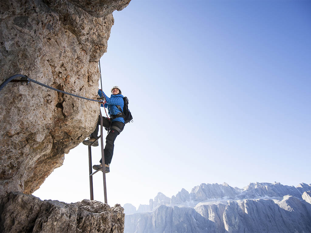 Bergsteigen im Grödnertal