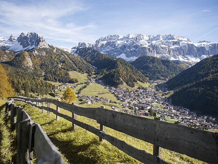 Selva di Val Gardena in autunno